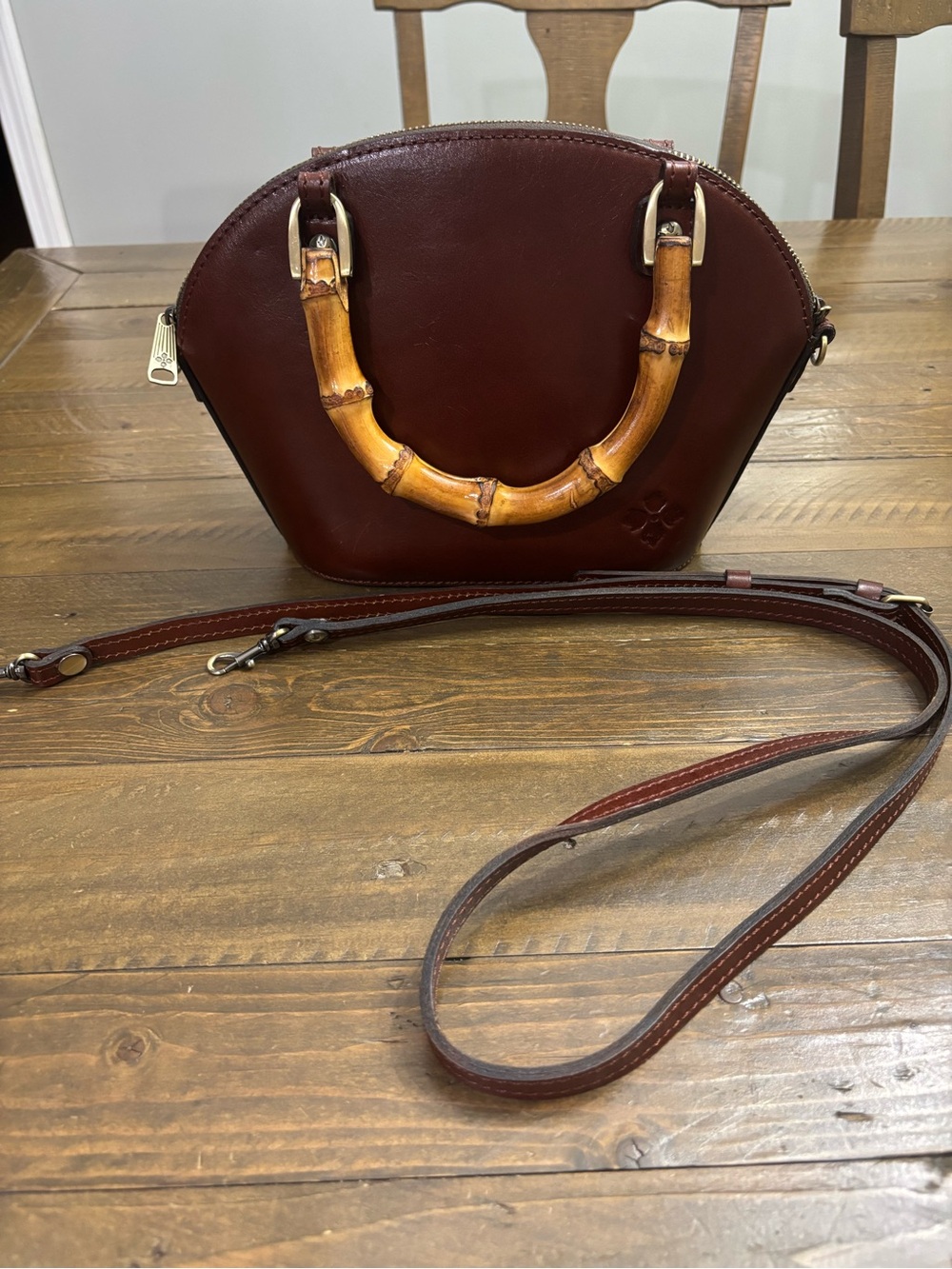 Patricia Nash Mellini Vintage Satchel Purse